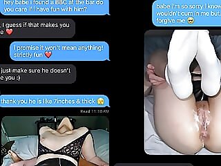 Wife cuckolds husband check..