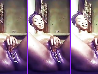 Ebony Milf Lollipop and Huge..