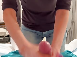 Arab girl helps cum in Hajib