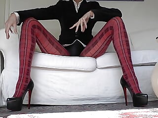 Red Tartan Tights and..
