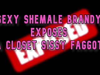 Sexy Shemale Brandy Exposes..