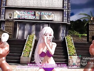 mmd r18 Haku Eyeing slay rub..