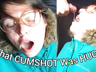 Enormous Cumshot In My Mouth..