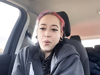 Outdoor Drive-Thru Orgasm!..
