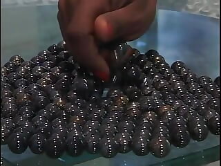 Impressive ebony baby with..