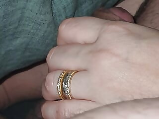 Step son let me handjob your..