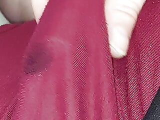 Cumshot in shorts