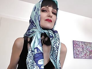 Designer Silk Headscarf..