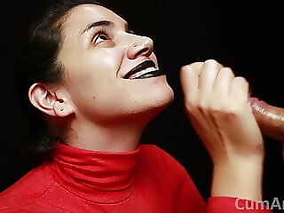 CFNM - Red Turtleneck,..