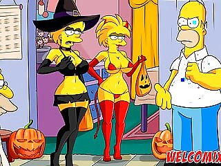 Halloween night with sex -..