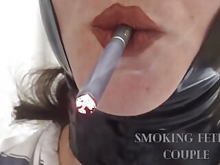 Smoking talisman cigarette..